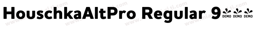 HouschkaAltPro Regular 9字体转换